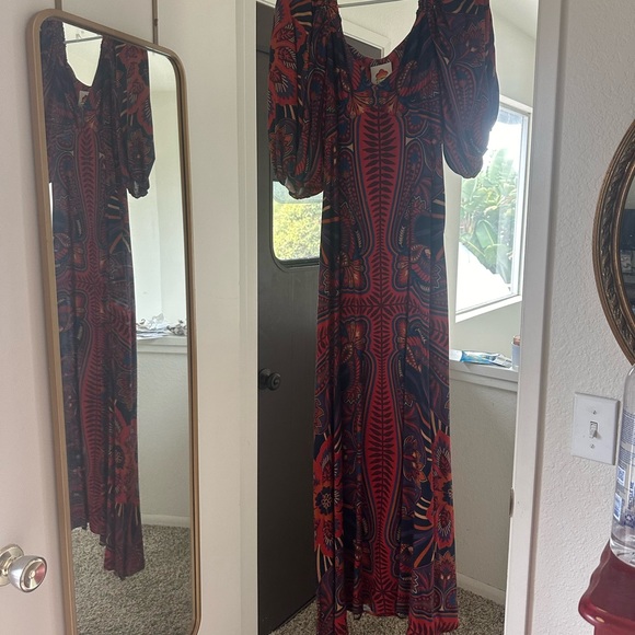 FARM RIO Macaw Arabesque Maxi Dress - Picture 4 of 8
